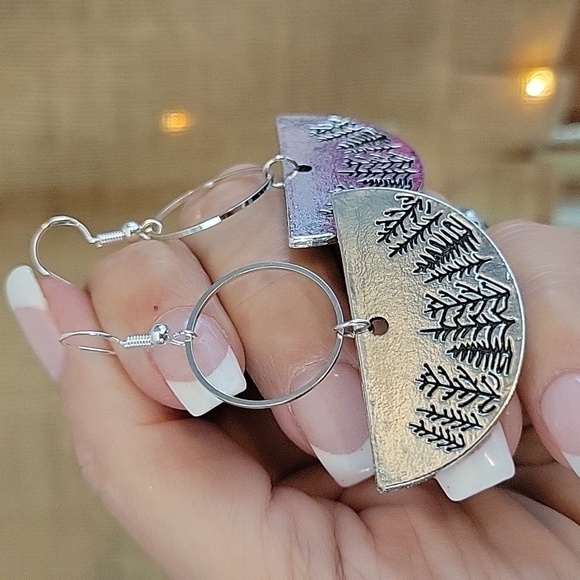 Forest Ring-Drop Earrings - Picture 4 of 6